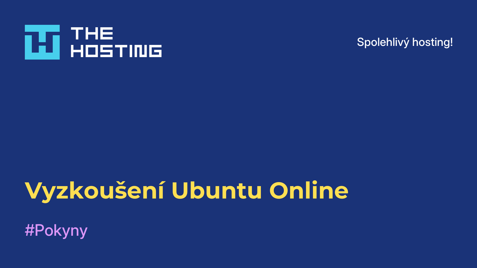 Vyzkoušení Ubuntu Online