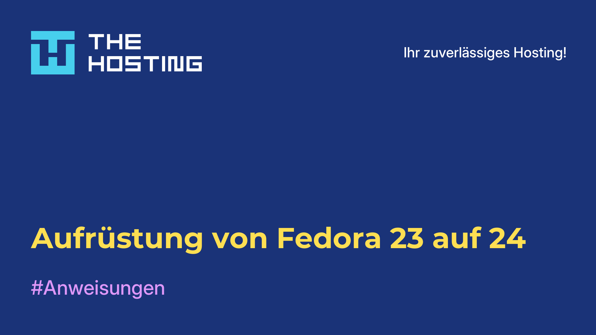 Aufrüstung von Fedora 23 auf 24