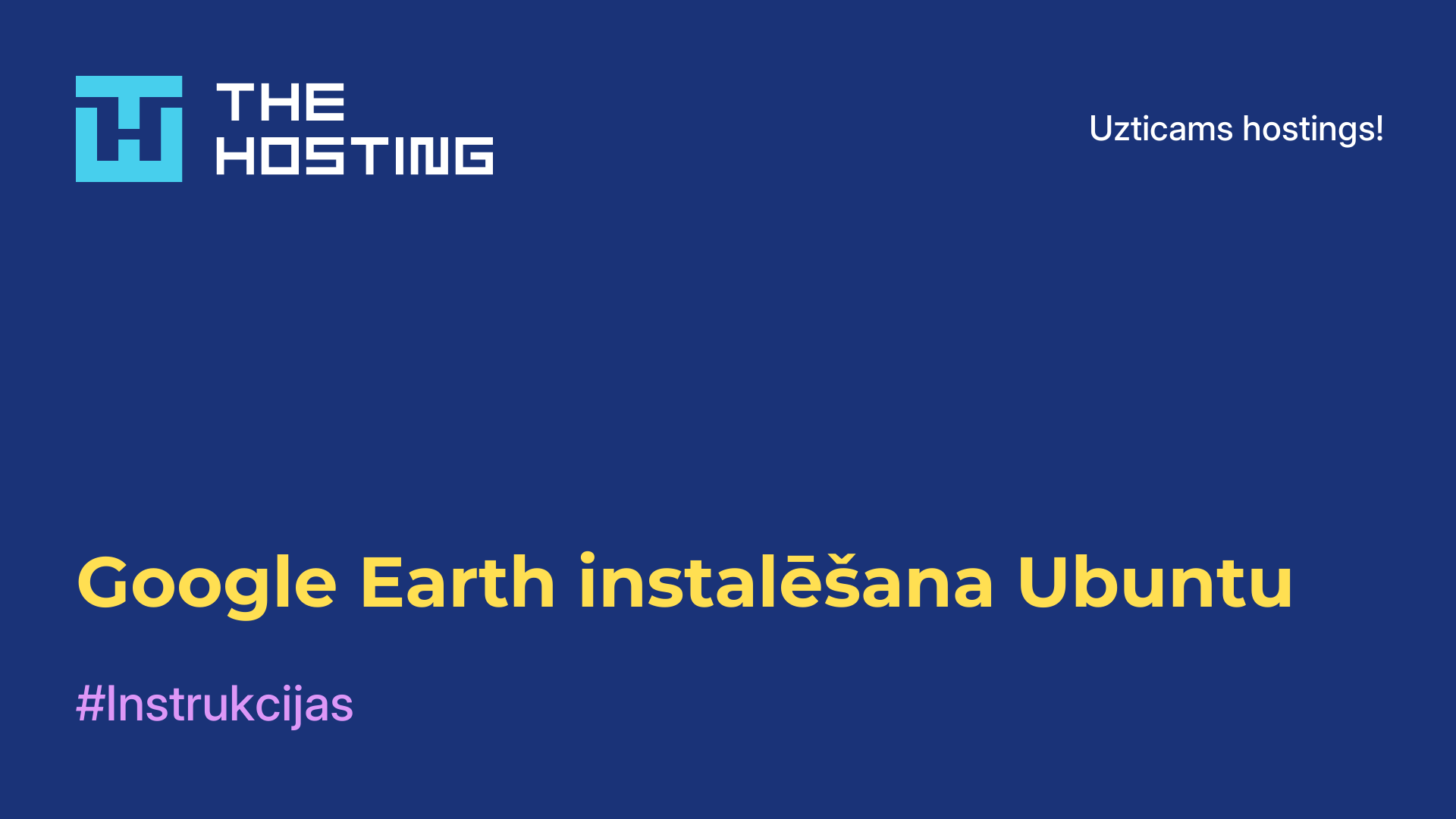 Google Earth instalēšana Ubuntu