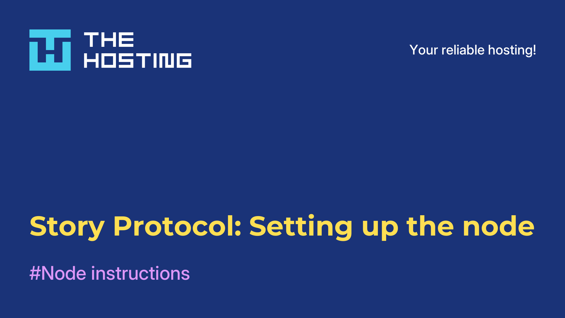 Story Protocol: Setting up the node