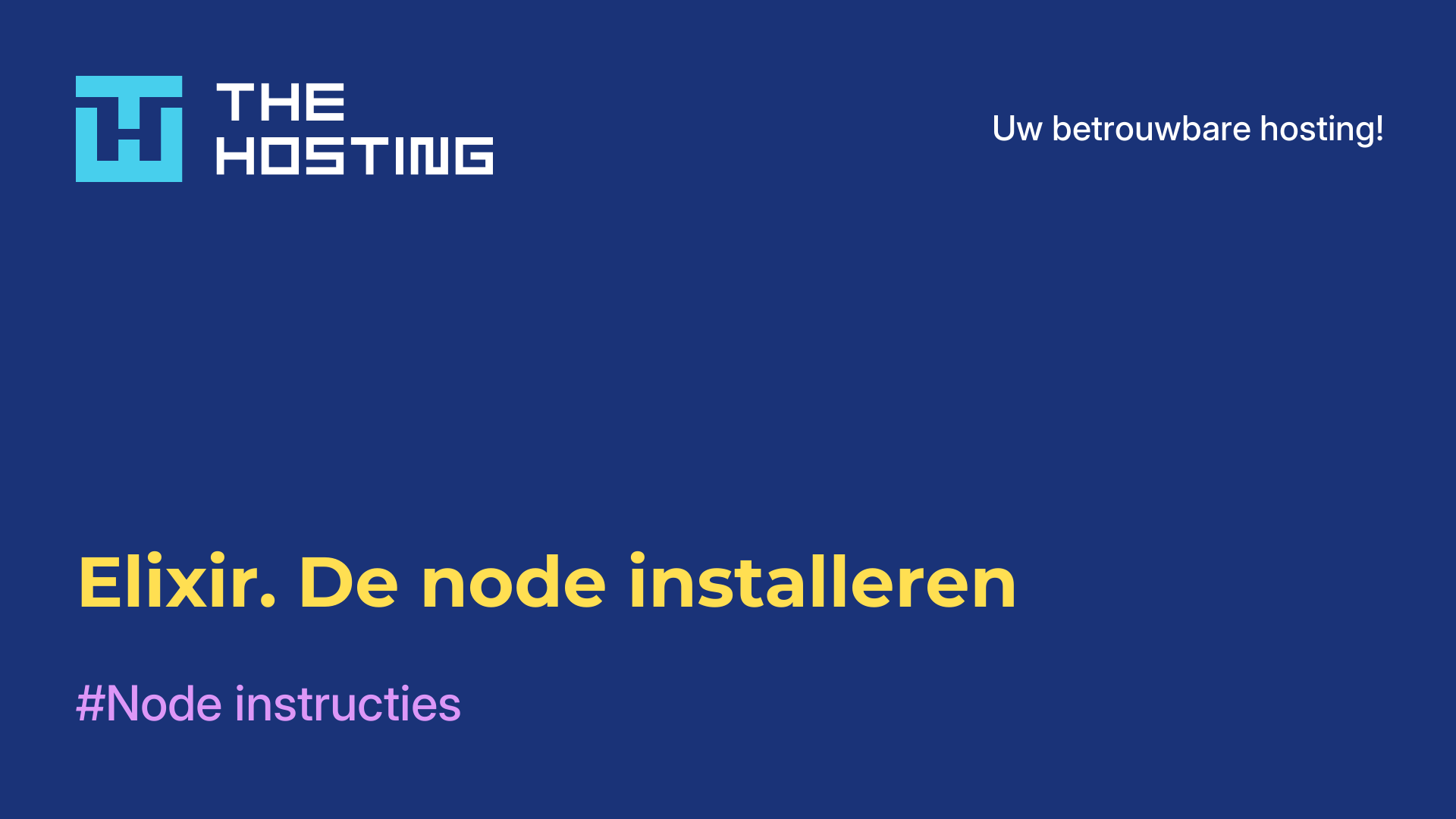Elixir. De node installeren