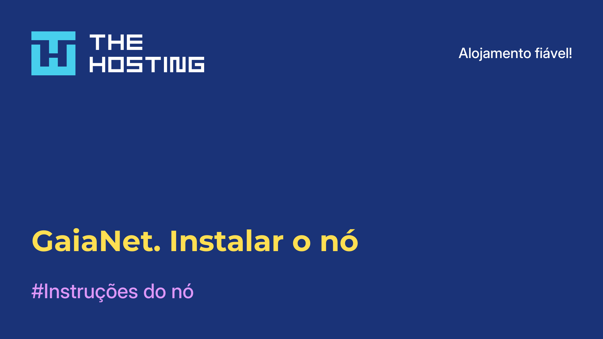 GaiaNet. Instalar o nó