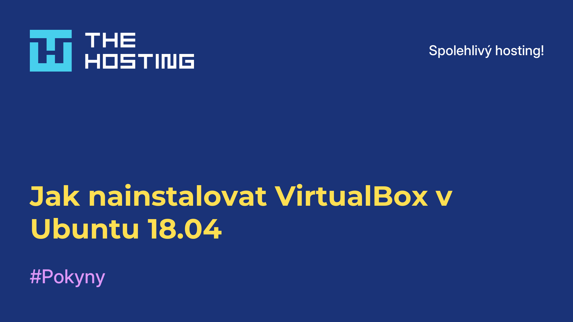 Jak nainstalovat VirtualBox v Ubuntu 18.04