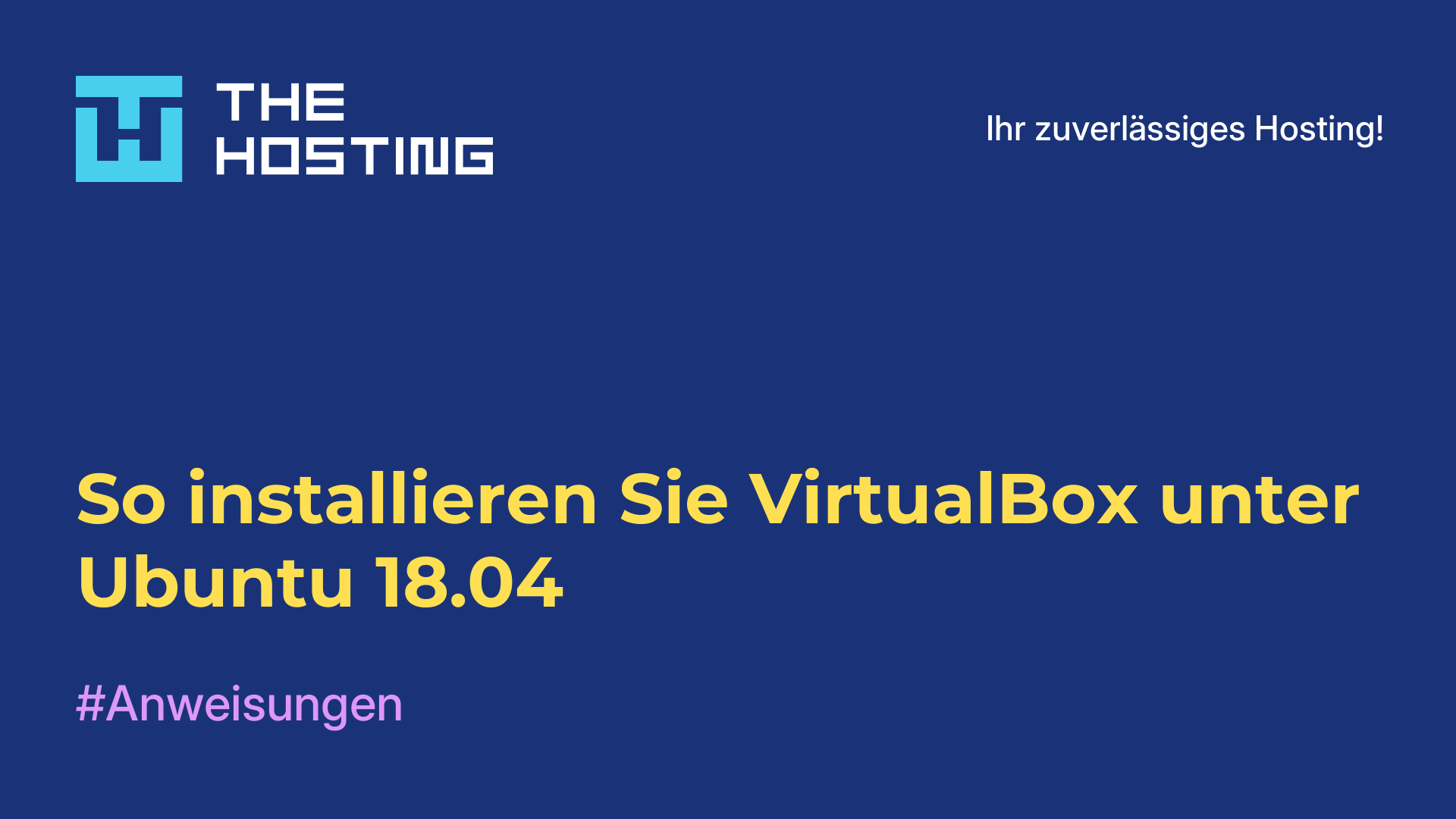 So installieren Sie VirtualBox unter Ubuntu 18.04