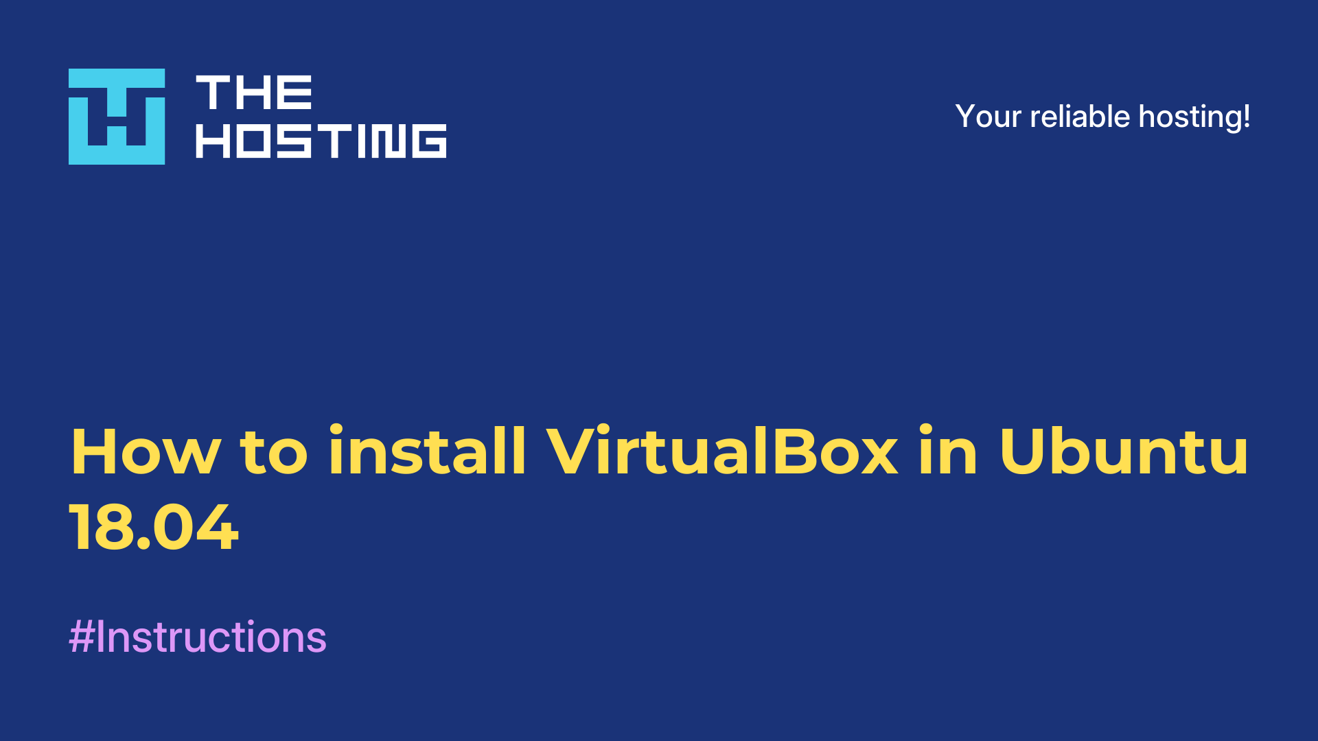 How to install VirtualBox in Ubuntu 18.04