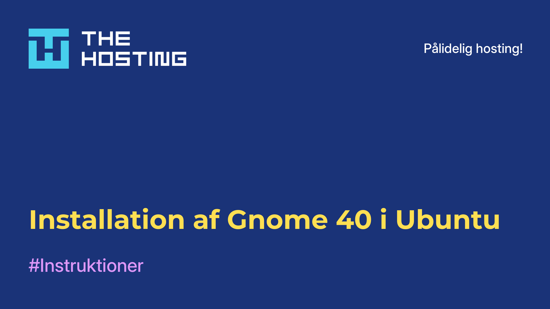 Installation af Gnome 40 i Ubuntu