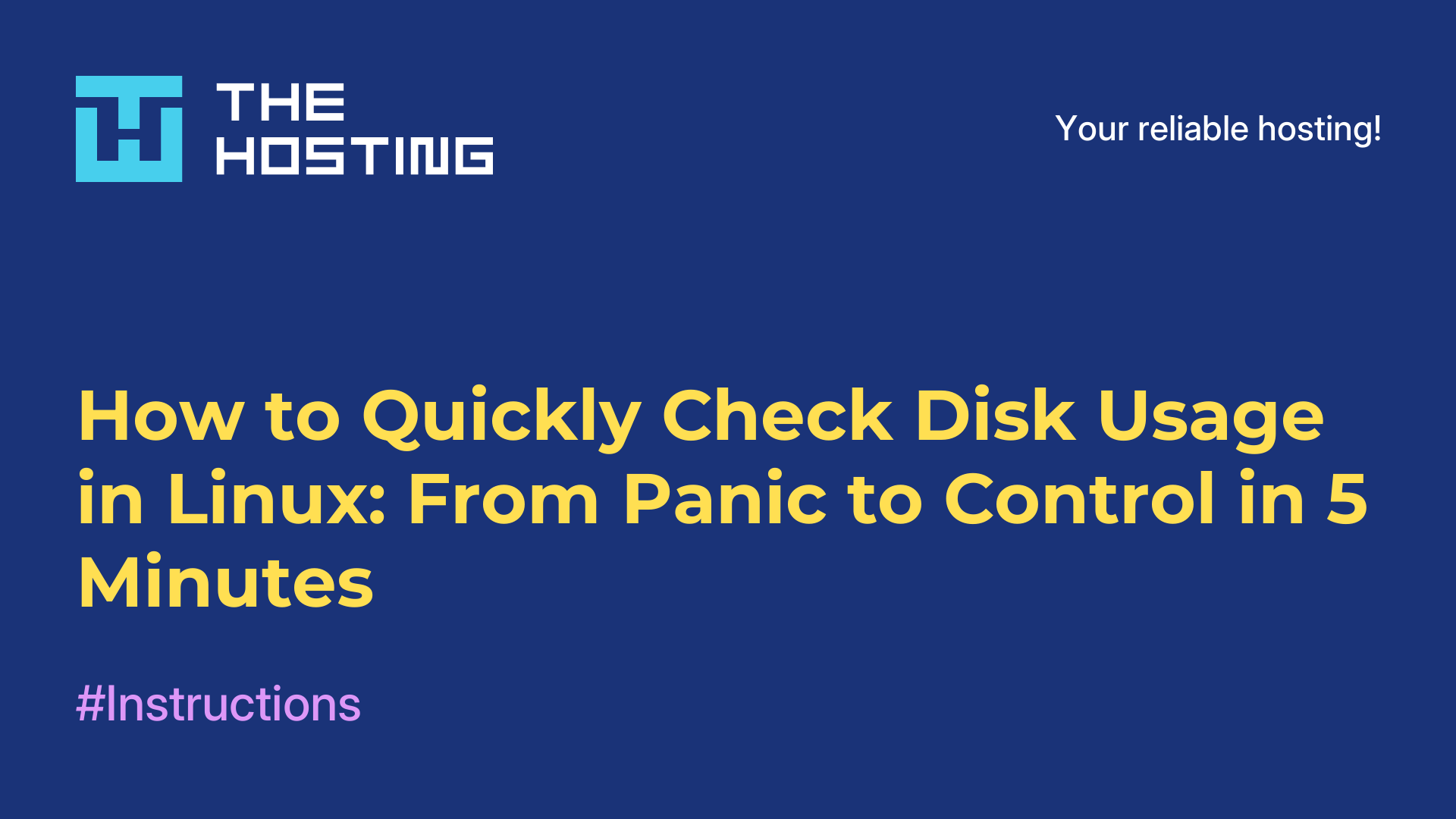 How to Quickly Check Disk Usage in Linux: From Panic to Control in 5 Minutes
