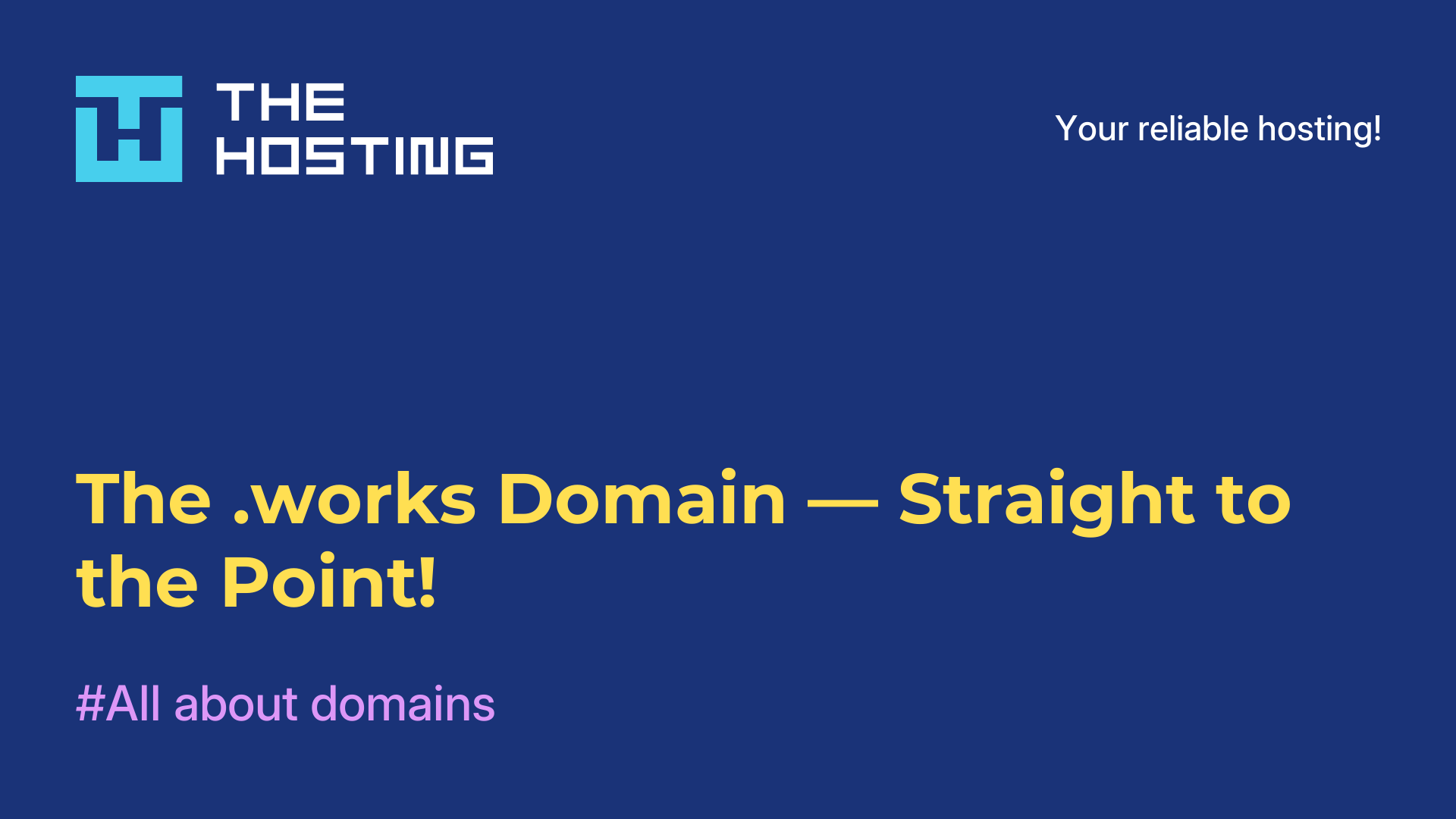 The .works Domain — Straight to the Point!